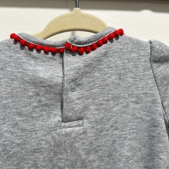 Gigil Rudolph Ruffle Girls Romper One Piece Outfit Christmas Holiday 3 months - Picture 6 of 8